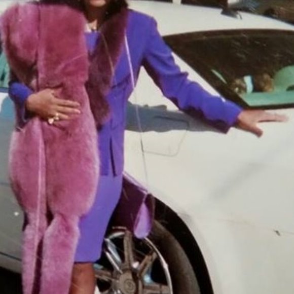 Purple Fox fur